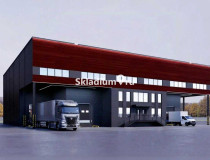 Вид здания. Сухой склад (+18) Склад Московская обл, Подольск, д Бяконтово , 50 000 м2 фото 1